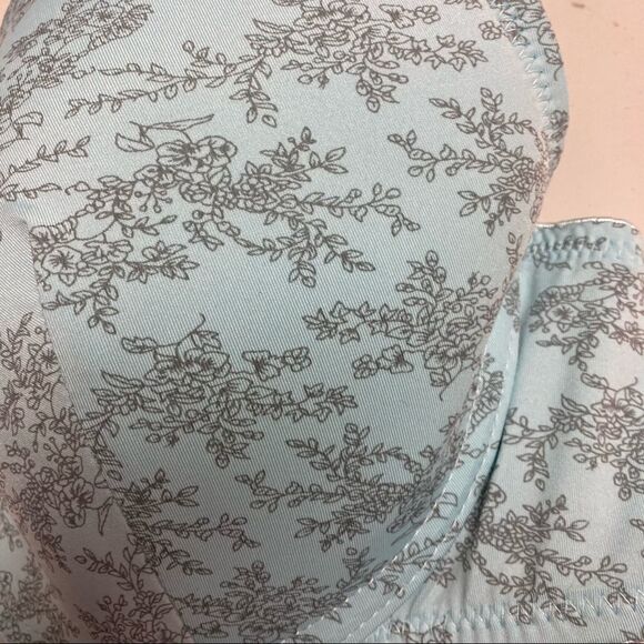 Blue/Green& gray Padded Bra Size 38C‎ - Picture 6 of 8